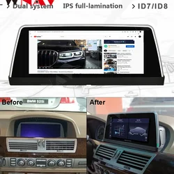 8+256G Carplay Android 13 Multimedia For BMW 7 Series E65 E66 2005 2006 2007 2008 2009 Audio Radio Receiver GPS Video Head Unit