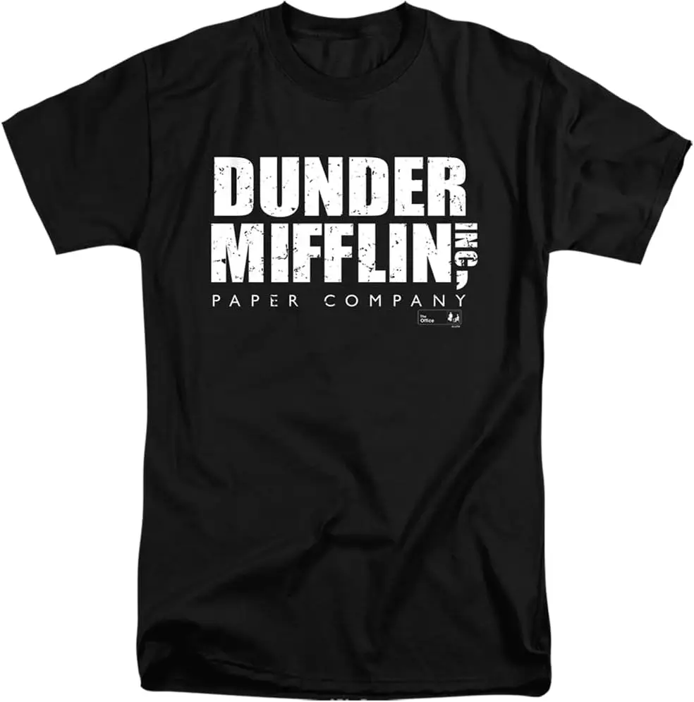 LOGOVISION The Office Dunder Mifflin Logo Unisex Adult Tall T Shirt