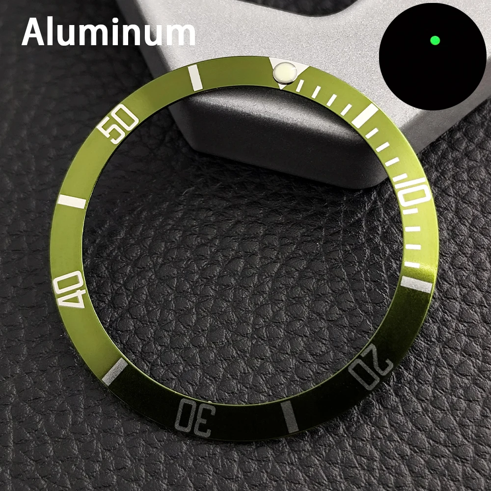 37,5mm*30,5mm Uhrenlünette Passend für Austauschbare Mechanische Uhrengehäuseteile Keramik/Aluminium-Lünette Uhrenzubehör – Detail 10
