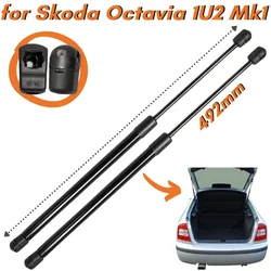 Qty(2) Carbon Fiber Trunk Struts for Skoda Octavia MK1 Hatchback 1U2 1996-2010 1U6827550 Rear Gas Springs Lift Supports Shocks