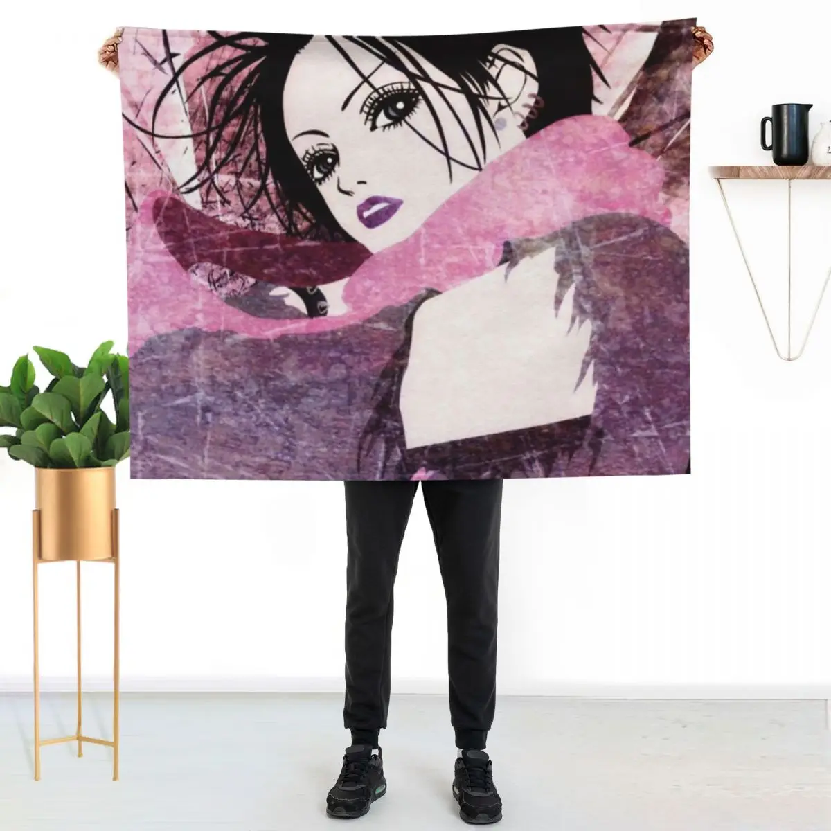 NANA anime Throw Blanket Long Lasting Soft Plush Blanket for Daily Use