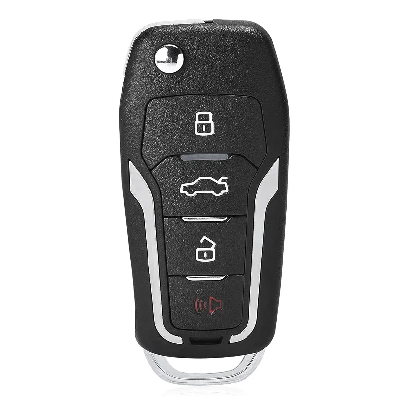 KEYECU 314MHz 4D67 Chip HYQ12BBX/ HYQ12BAN Upgraded Flip 3+1 4 Button Remote Key Fob for Toyota 4Runner 2003-09 Sequoia 2004-07