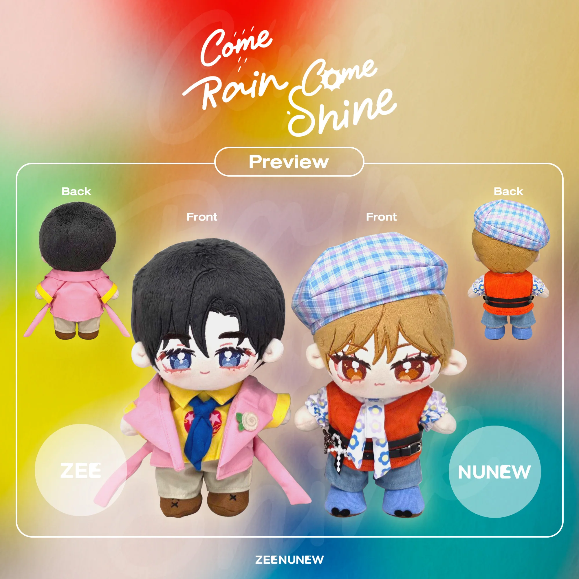 ZeeNunew "آنا المطر يأتي لمعانًا" الإصدار الأصلي الرسمي 2 ما قبل البيع