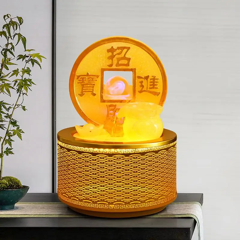 

Flow circulation water ornament