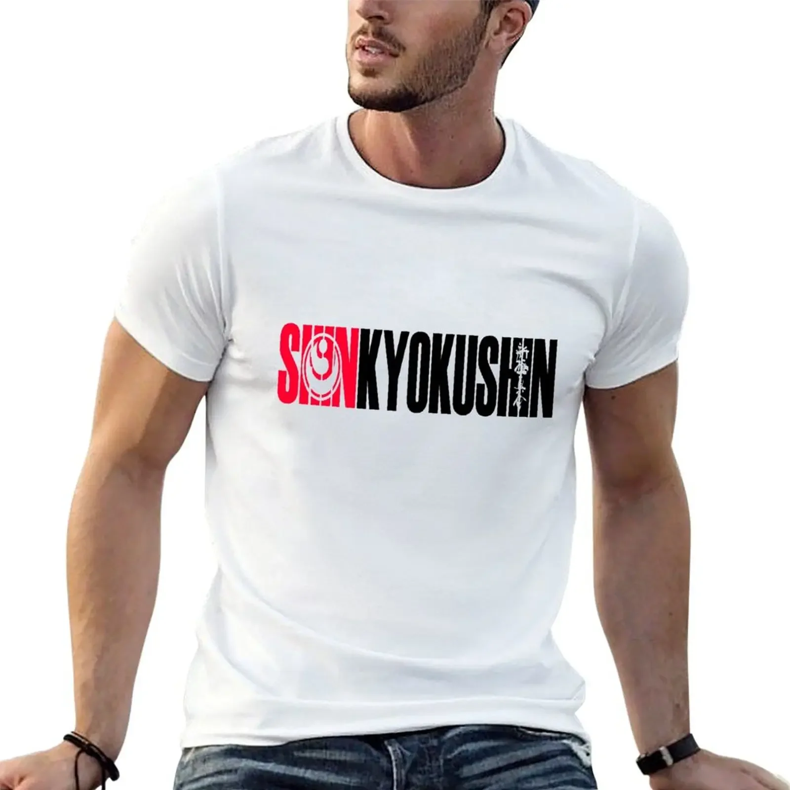 Shinkyokushin T-Shirt new edition hippie clothes blue archive summer tops mens designer t shirt