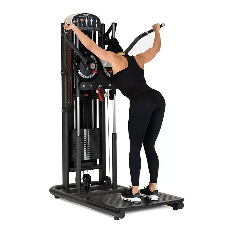 2023 New Arrivals Multi Functional Gym Pin Load Selection Shoulder Press Lateral Raise Standing Multi Flight Machine