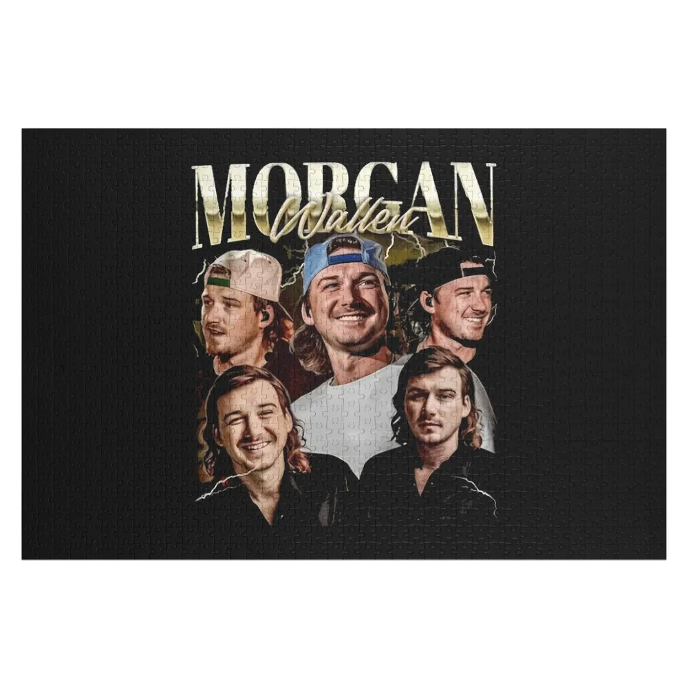 Limited Morgan Wallen Vintage Shirt , Country Music shirt Country Music vintage Morgan Hardy '24 vintage Morgan te Jigsaw Puzzle