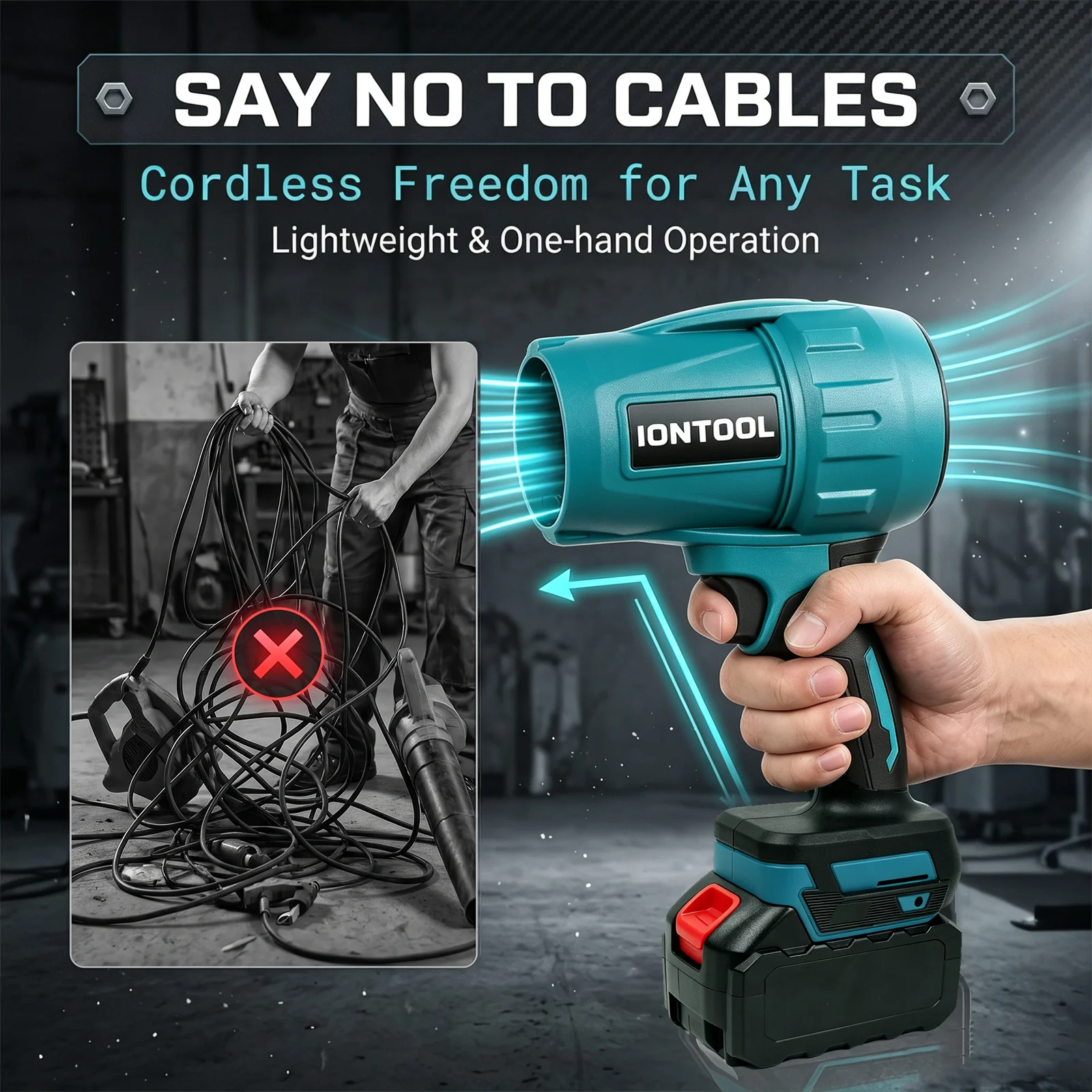 IONTOOL Soffiatore d'Aria Senz - Power Tools Yard recensione e prezzo
