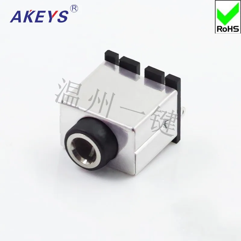 10PCS PJ-378 headphone socket 3.5 MM inner copper headset headset radio master seat audio jack switch audio socket