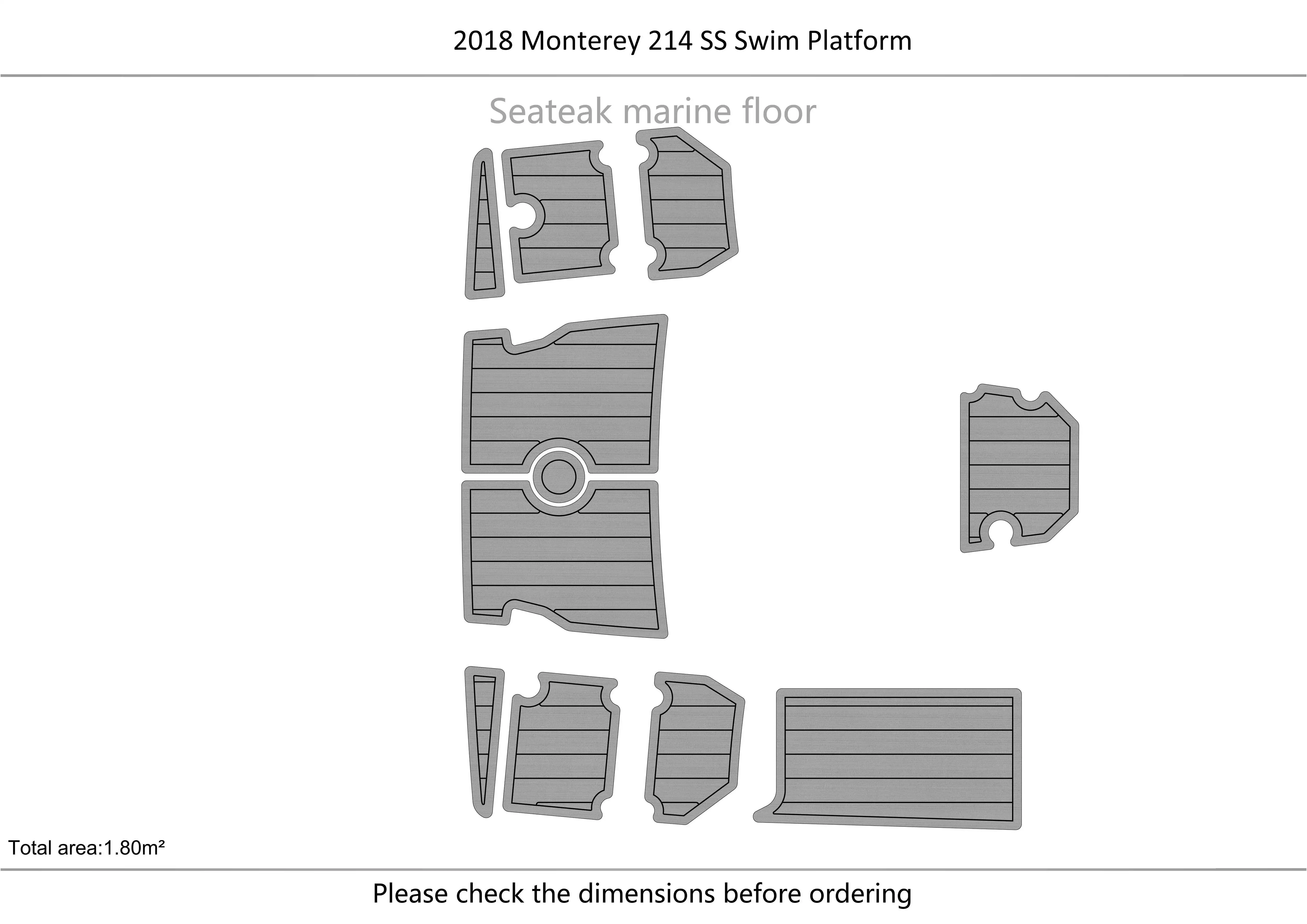 2018 Monterey 214 SS Swim Platform   1/4