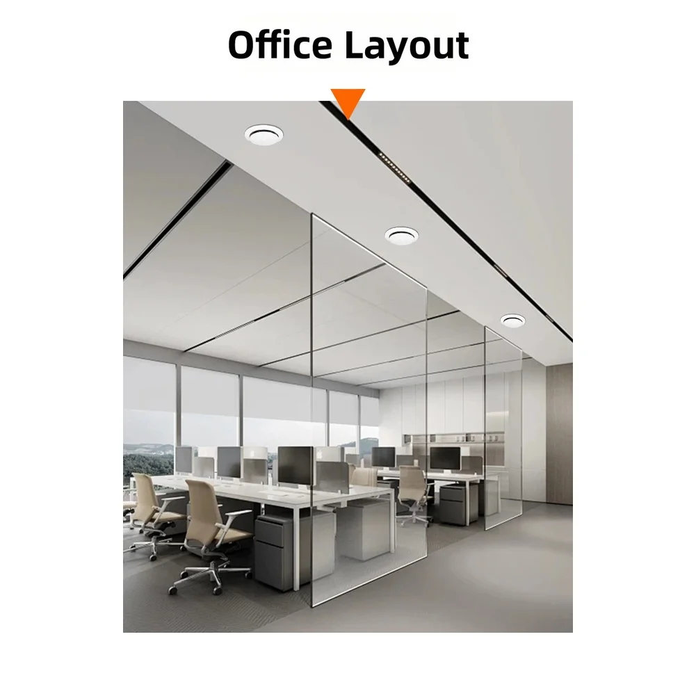 Fresh Air Vent with Three-Gear Press Adjustment Dust Filter Quiet Sound Absorbing Construction White Size Options