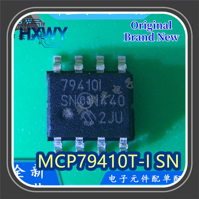 

(5/50 pieces) MCP79410-I SN MCP79410T-I Surface Mount SOP-8 Real-Time Clock Chip, Brand New Original