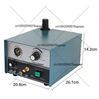 Professional 110V/220V Pneumatic Engraving Machine for Jewelry, Dual Handpiece Bead Edge Tool with Double-Ended Reel