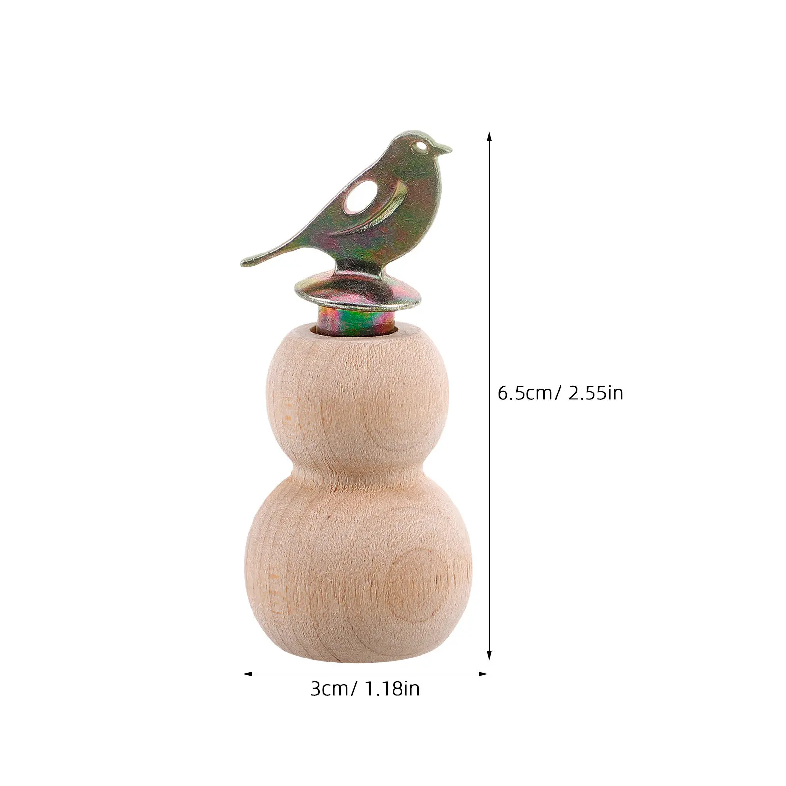 Creative Bird Call Whistle Gourd-Shaped Authentic Tweeting Sound Maker Portable Fun Practice Tool for Children Bird Enthusiasts