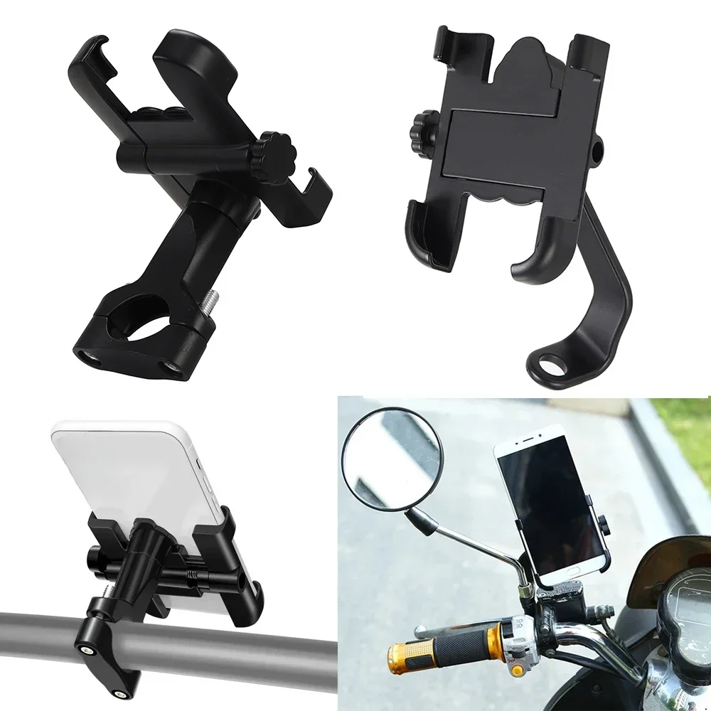 

VIKEFON Motorcycle Mobile Phone Holder for iPhone Xiaomi Huawei Rearview Mirror Handlebar Holder Bicycle Cycling Cellphone Stand