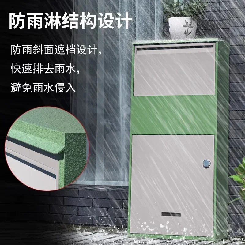 

-Home Delivery Cabinet For Express Delivery, Outdoor Waterproof Package Self Pickup, Villa Doorstep Large Anti-theft Express Box