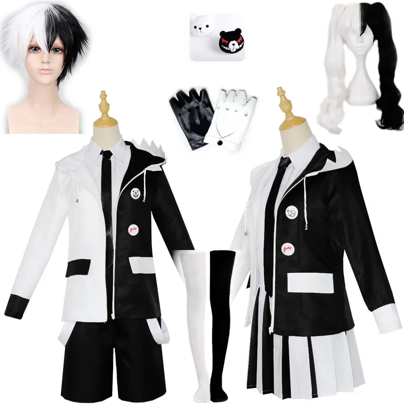 Anime Danganronpa V3: Killing Harmony Cosplay Monokuma Unisex Cosplay Costume