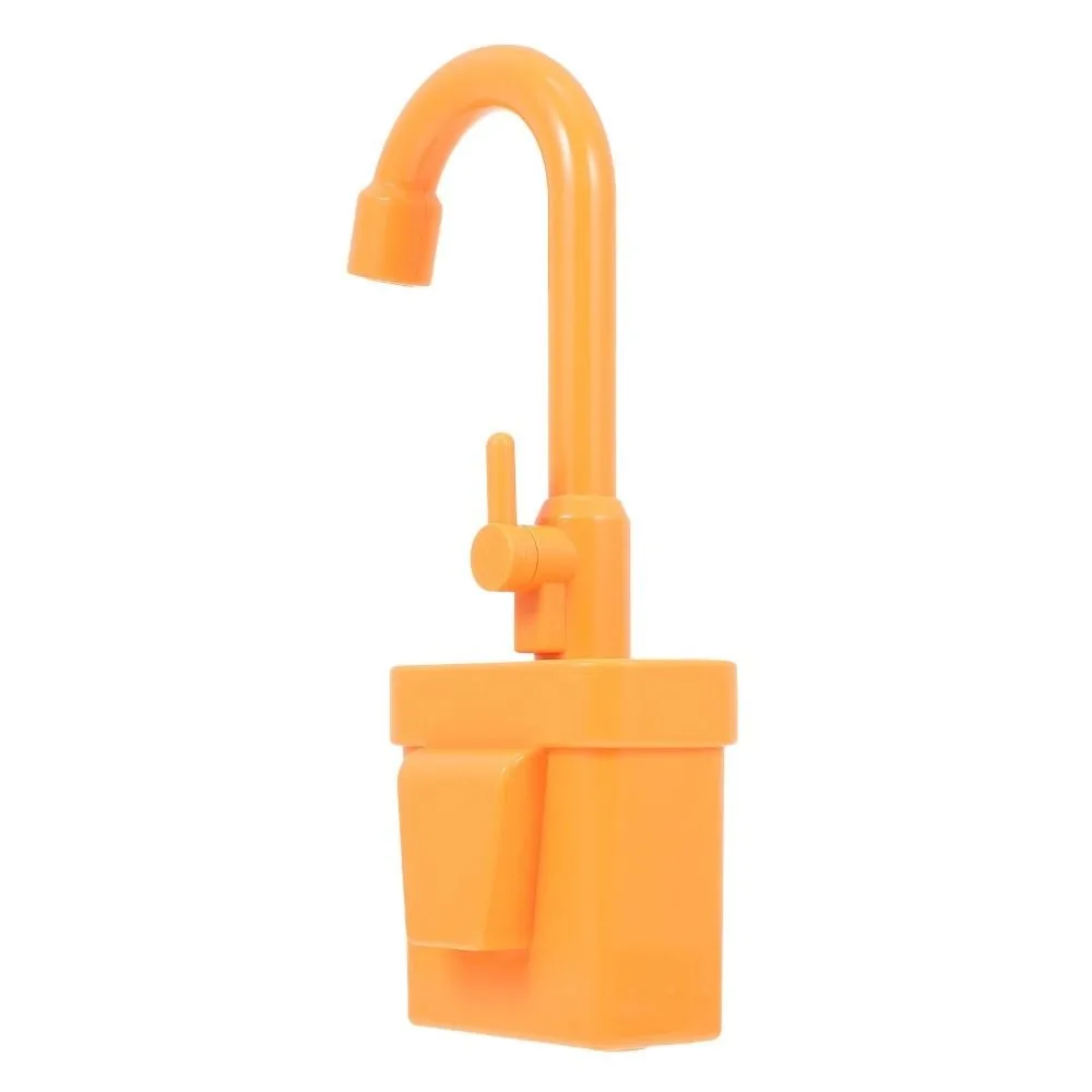 

Single Hole Kitchen Sink Toy Rotatable Simulation Faucet Replacement Toy Plastic Universal Sink Faucet Play Tap Household