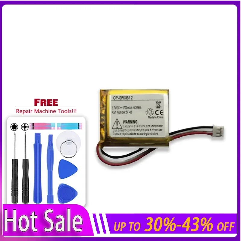 1700mAh Replacement Battery SF-08 for Sony SRS-XB10 SRS-XB12 Portable Batteries Warranty + Track Code