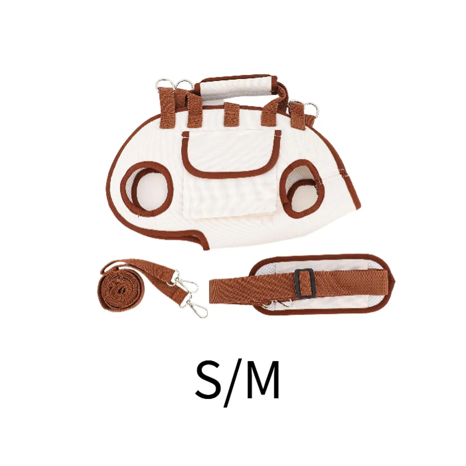 Dog Lift Harness with Leash Comfortable Full Body Support Lightweight Dog Carrier for Walking Outside Taking Out Hiking Camping