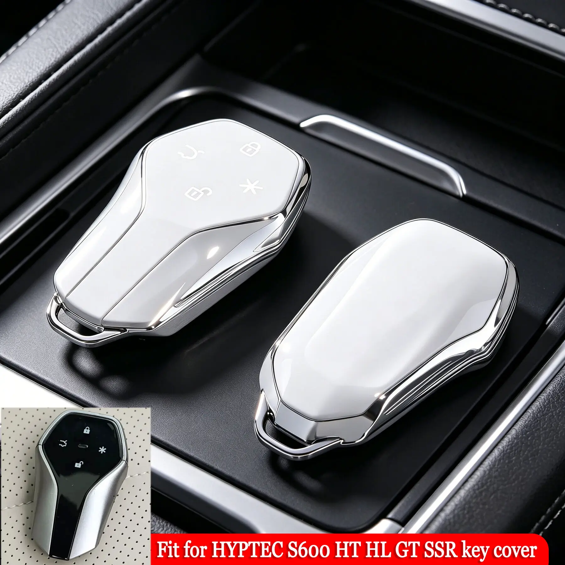 Soft TPU Car Key Cover Case For GAC Aion HYPTEC S600 HT HL GT SSR Key Fob Keychain Holder Wallet  Accessories