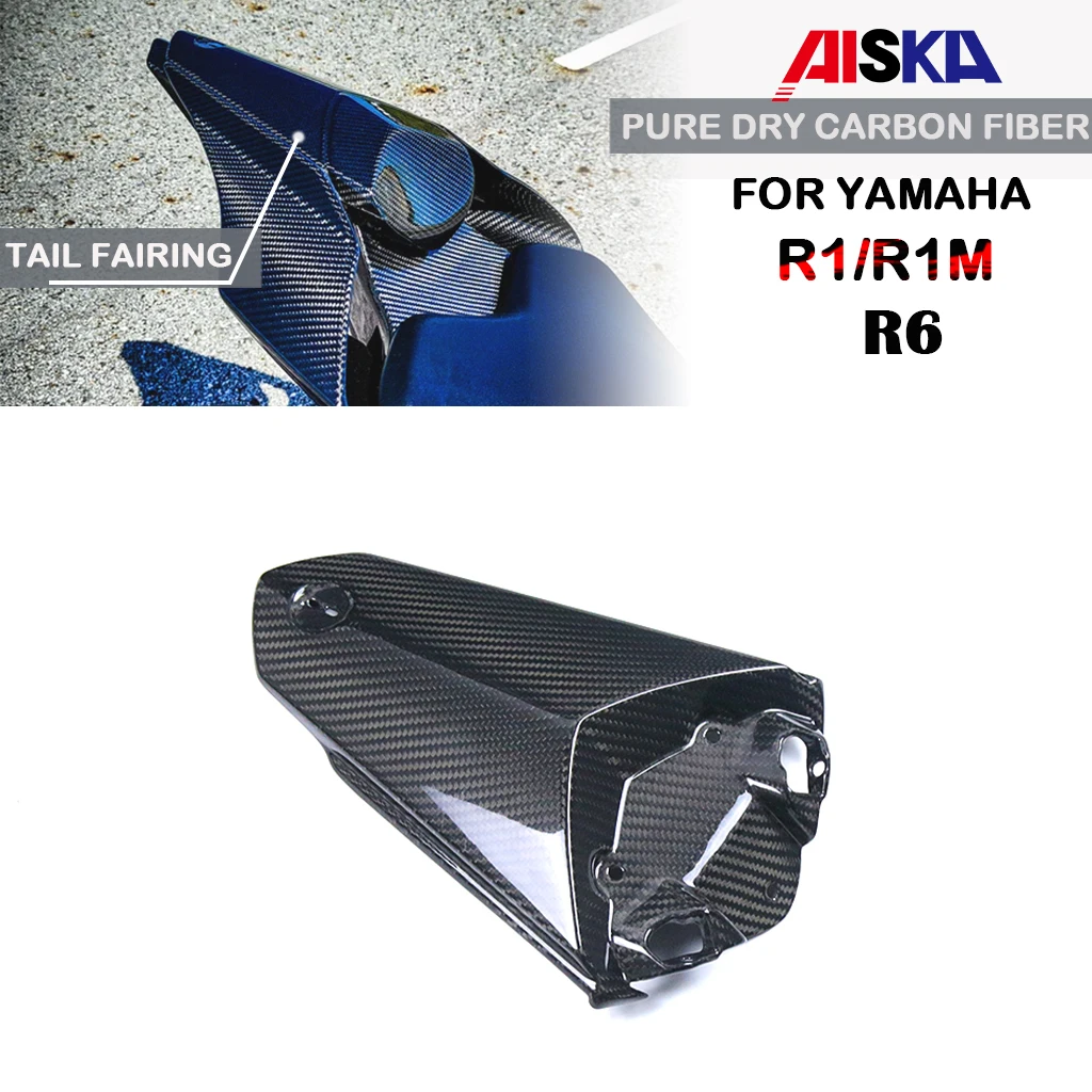 

Motorcycle Accessories Rear Seat Cover Tail Hump Fairing Kit Dry Carbon Fiber For YAMAHA YZF-R6 R1 R1M 2015+2021 2022 2023 2024
