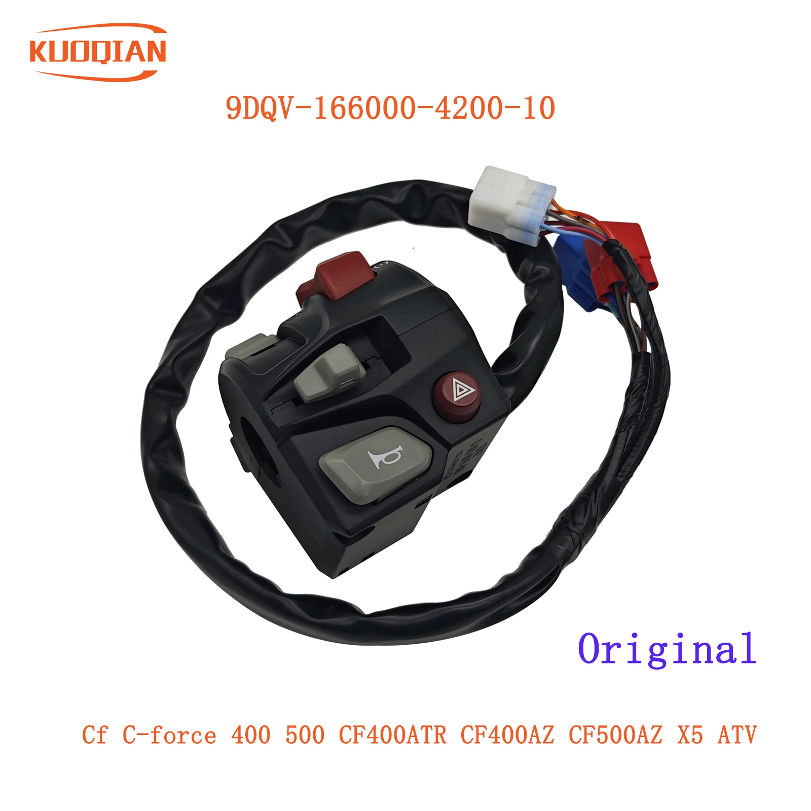 

Original Left Handlebar Switch Assy 2024-Up 9DQV-166000-4200-10 for Cf C-force 400 500 CF400ATR CF400AZ CF500AZ X5 ATV Quad