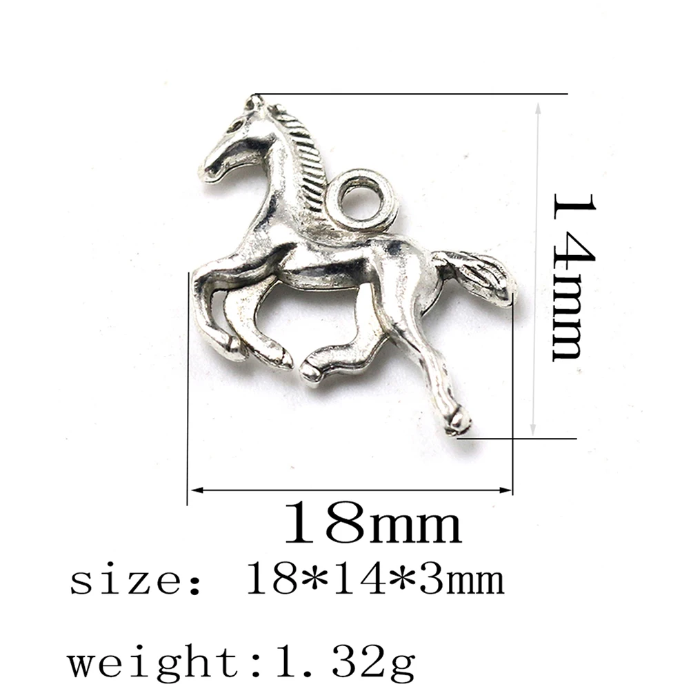 

50pcs Alloy Pendant Jewelry Making Silver Pendants Charm DIY Charms Necklace Bracelet Earrings Craft Project