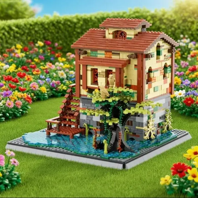 2587PCS Swamp Hideoutรุ่นMOC-29779 City Street View VillaสถาปัตยกรรมModular Building Blocks DIYของขวัญของเล่นสําหรับผู้ใหญ่เด็ก