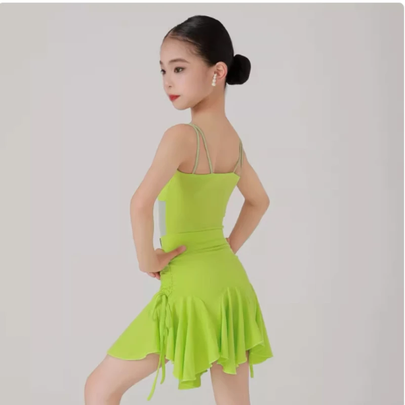 Latin Dance Costume Summer New Girl Practice Costume Northeast Dahua Dance Performance Costume dance skirt