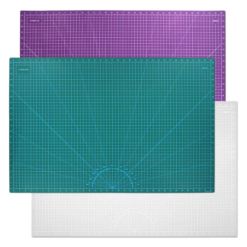 A1 Cutting Mat Double Color Heigl 35.43‘’ * 23.62” Double-sided PVC Multi-purpose Self-healing Cutting Mat Durable Paper Pad