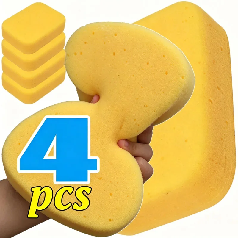 High-density Sponges Cloth Large Car Wash Sponge Clothes Car Beauty Products Waxing and Cleaning Sponge Cloth Cleaning Tools