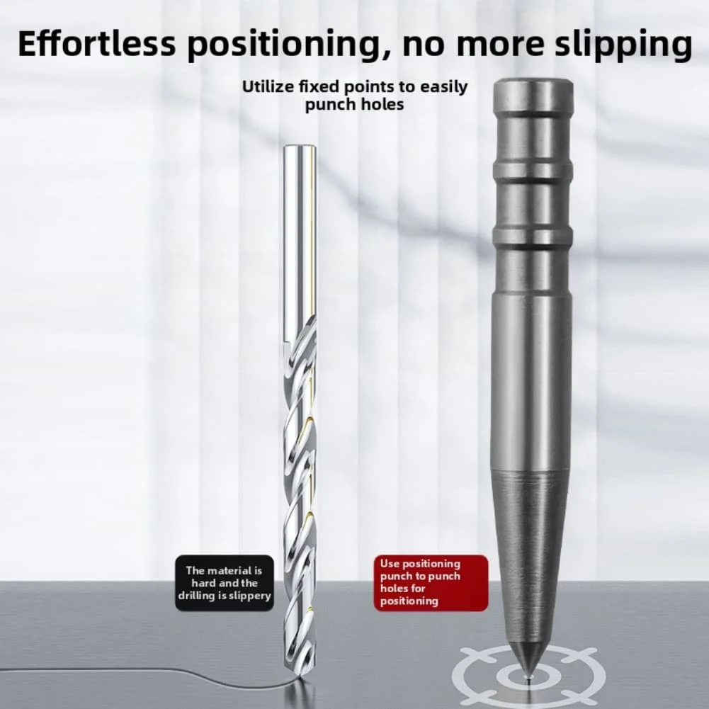 

3pcs Hand Point Chisel Center Punch Positioning Punch Point Punch Locator Metal Drill Mark Center Punch Punch Pin Tool Access
