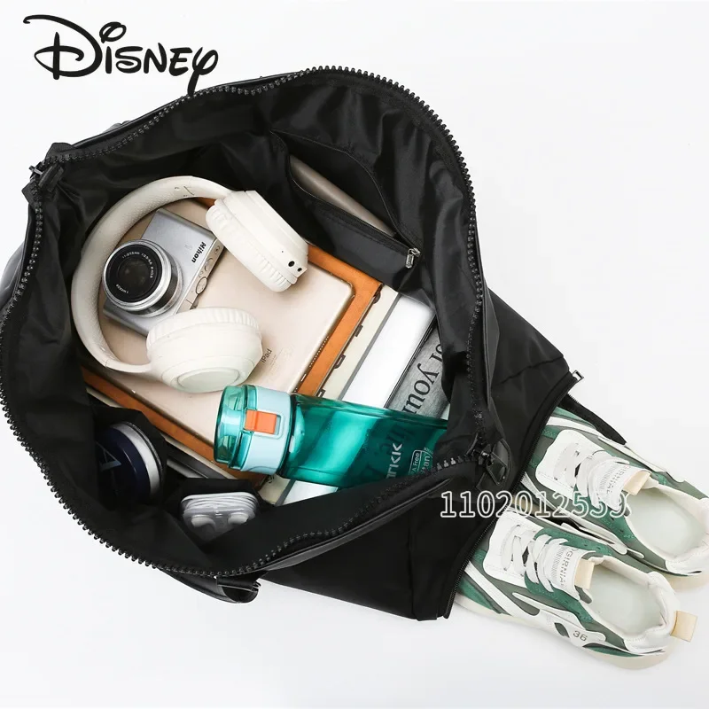 Disney Mickey New Travel Bag Cartoon Women\'s Portable Handbag Travel Bag Multi Functional Fitness Bag Large Capacity Waterproof