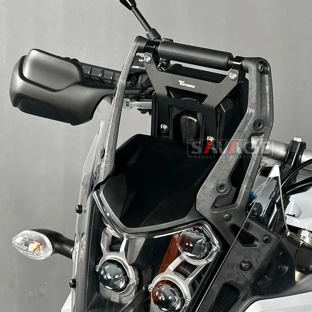 For YAMAHA Tenere 700 XTZ700/Rally T700 T7 Handlebar Extension GPS Navigation Phone Support Motorcycle Anti Vibration Bracket view 2