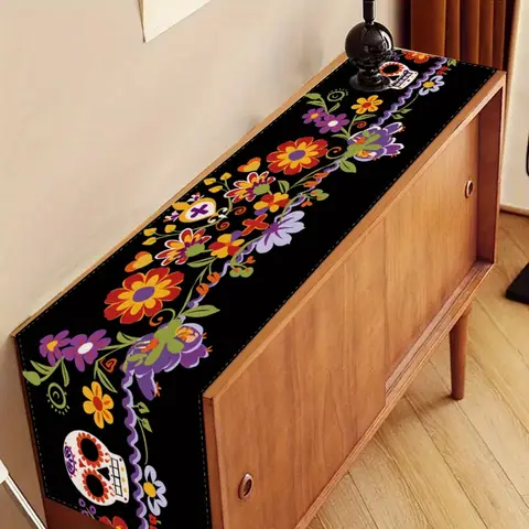 1 st mexikansk bordslöpare med tema 10 best sales Mexikansk dekoration - №9