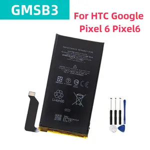 Bilashmart BackShell GMSB3 Original Phone Battery HTC Google Pixel 6 Pixel6 Cellphone Battery 4614mAh Replacement Batteries+FreeTools