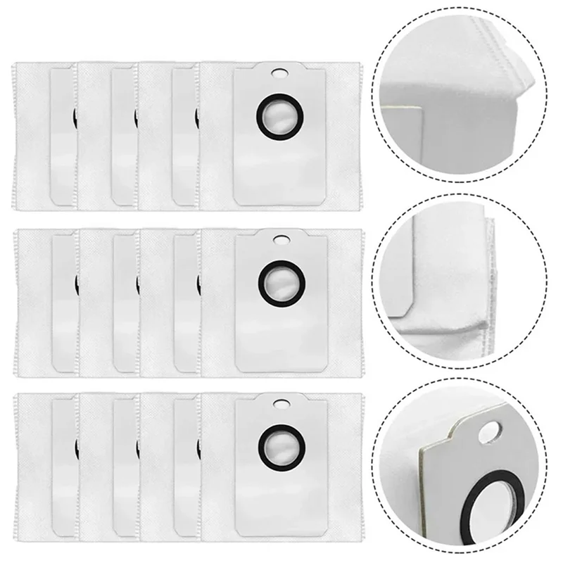 A23F-12PCS Dust Bag Forconga 9990 AI/Conga 9590/Conga 10090 AI Spin Vacuum Cleaner Spare Parts Home Cleaning Tools