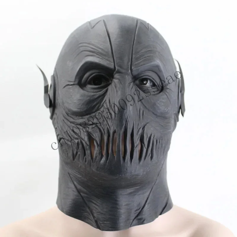 Anime Black Flash Zoom Plus Tv Full Head Breathable Halloween Mask Latex Cosplay Costume Party Props For Adult CMM2001