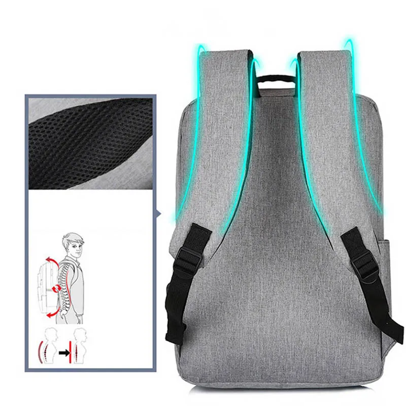 Laptop Usb Backpack Men School Bag Rucksack Anti Theft Waterproof Backbag Travel Daypack Male Backpack Mochila Women Girl