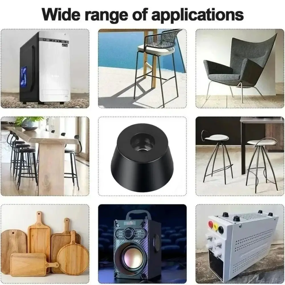 Pad Protection Rubber Rubber Feet Anti-Slip Fine Grips Bumper Pad Round Anti-Slip Bumper Pad Table Chair Use
