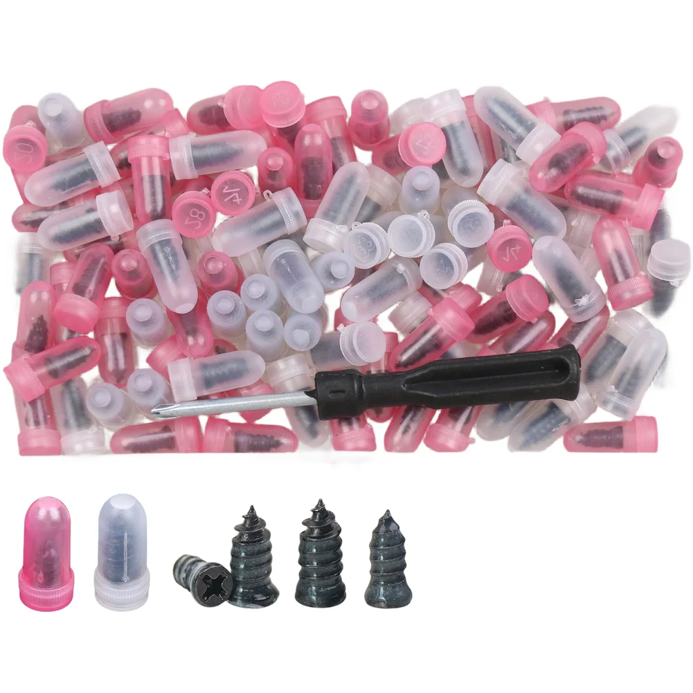 

100 шт., вакуумные шины, быстрый ремонт шин, резиновые гвозди, автомобильные шины, электрический велосипед, мотоцикл, специальный набор инструментов для ремонта шин, гвоздь