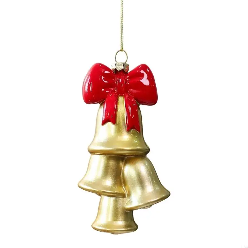   Indoor Christmas Tree Ornament in Molded Plastic with Raised Detail and Hanging Cord for Seasonal Doorway Display