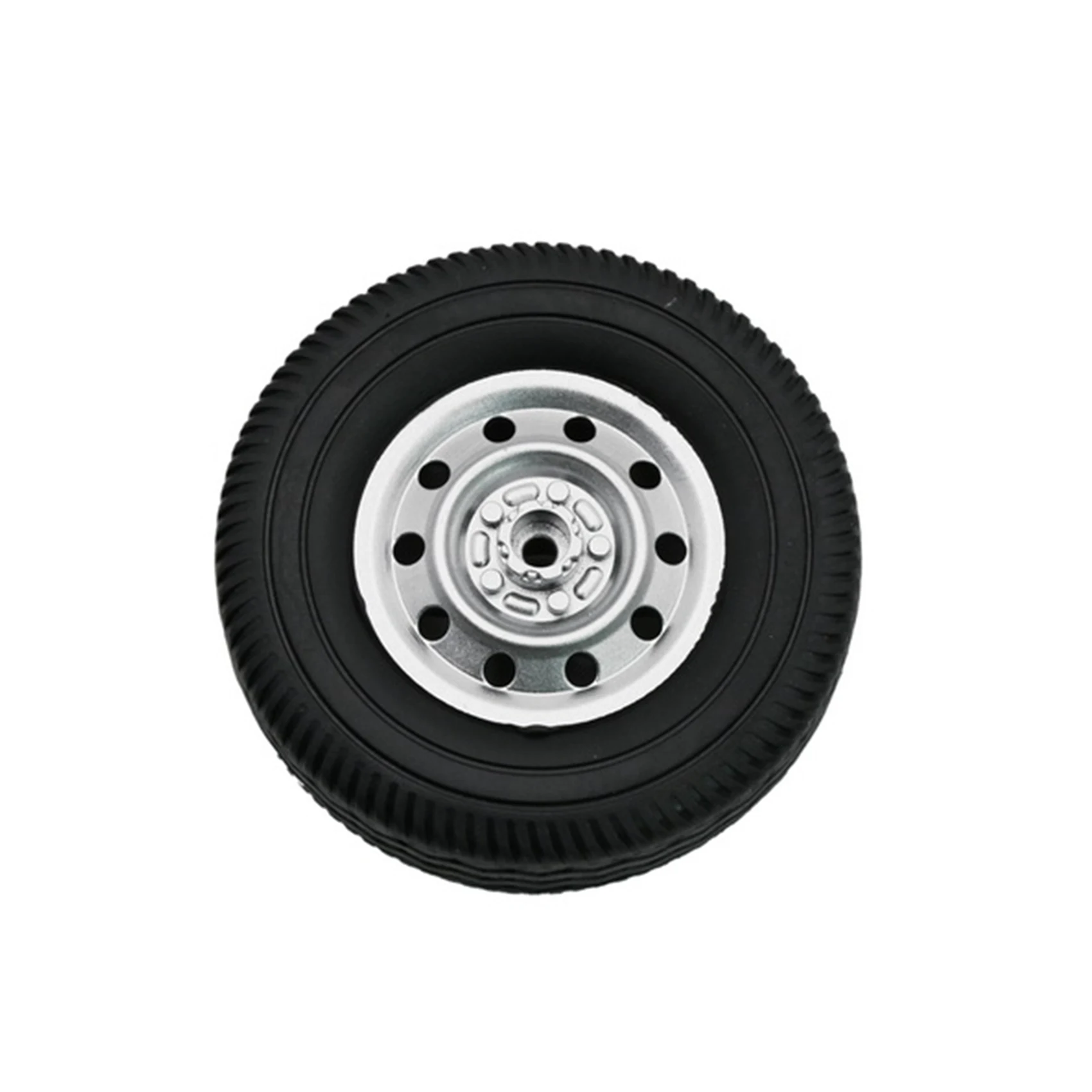 A48U 8Pcs Wheel Tire Tyre For WPL D12 1/10 RC Truck Car DIY Upgrade Spare Parts Accessories