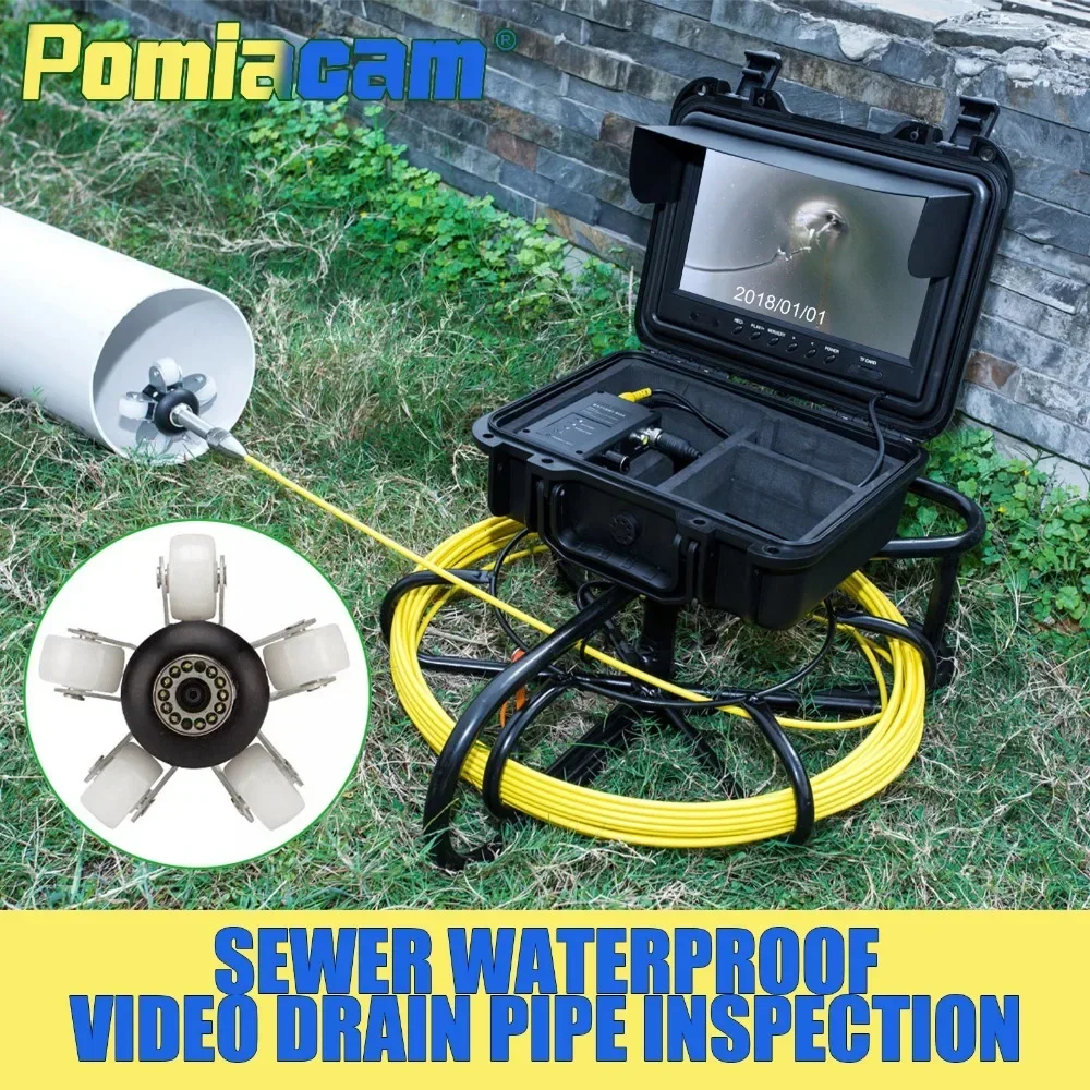 WP9600A 30M PIPE Drain & Sewer Inspection Camera sewer pipe video Inspection Camera Sewer Line Pipe Camera Inspection video