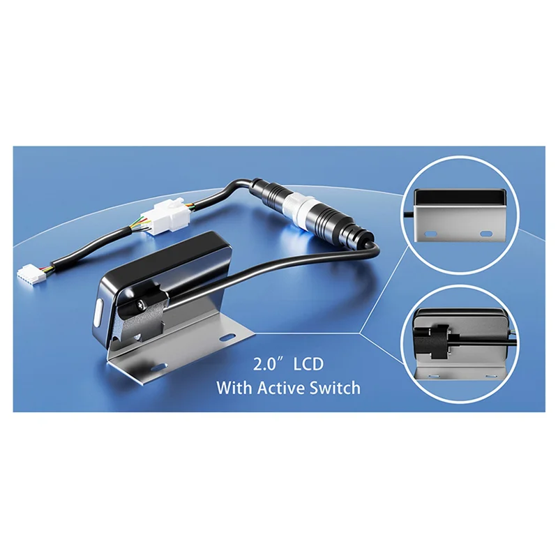 SQPP-2X Аксессуар BMS 2-дюймовый ЖК-экран с активным переключателем монитора для JK Smart BMS