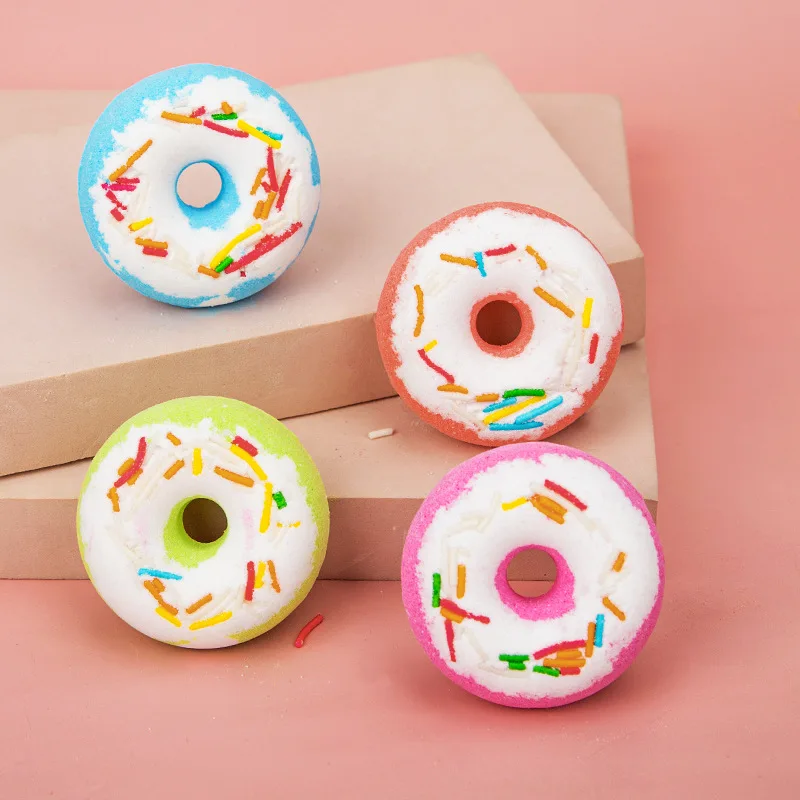Kulka do kąpieli Sweet Donut, kulka z solą do kąpieli z aromaterapią