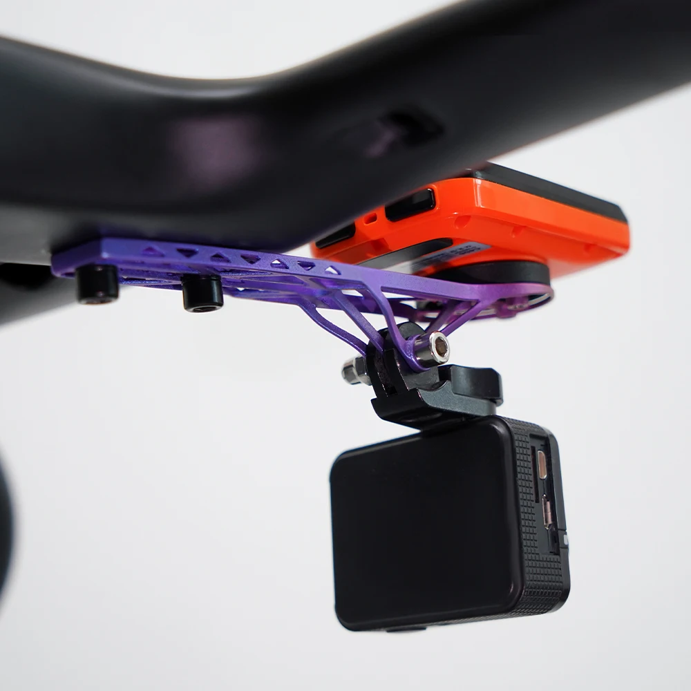 TOSEEK 3D-gedruckte Titanlegierung Fahrradcomputer-Verlängerungshalterung Fahrrad-Handyhalterung Fahrradständer Wahoo Garmin Halterung – Detail 12
