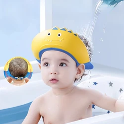 Children's Shampoo Cap Baby Waterproof Shower Cap Newborn Baby Adjustable Shampoo Water Retaining Cover Kid Hair Washing