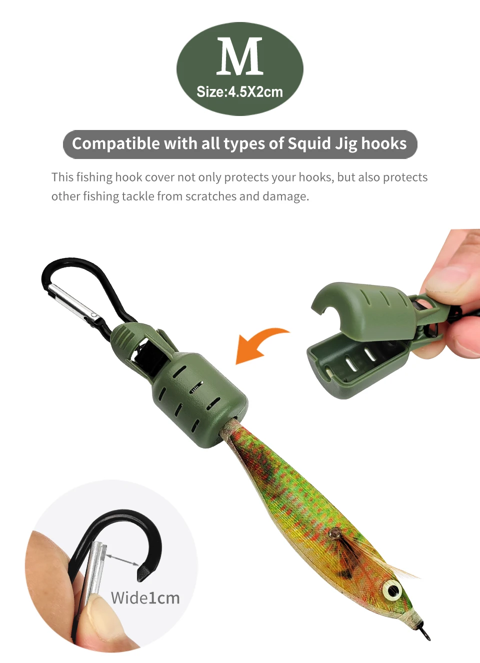 Egi lure hook guard set
